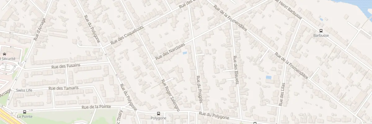 Plan du 36 Rue du Progrès au Mans