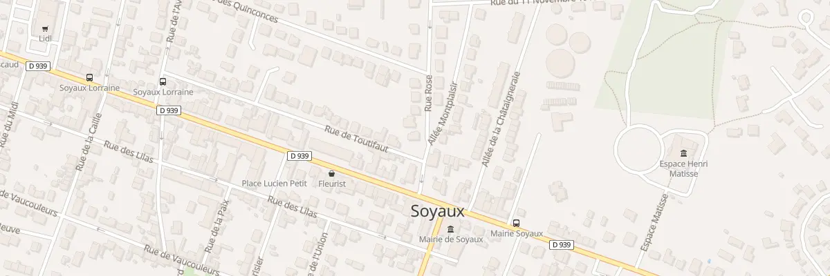 Plan du 4 Rue Rose à Soyaux
