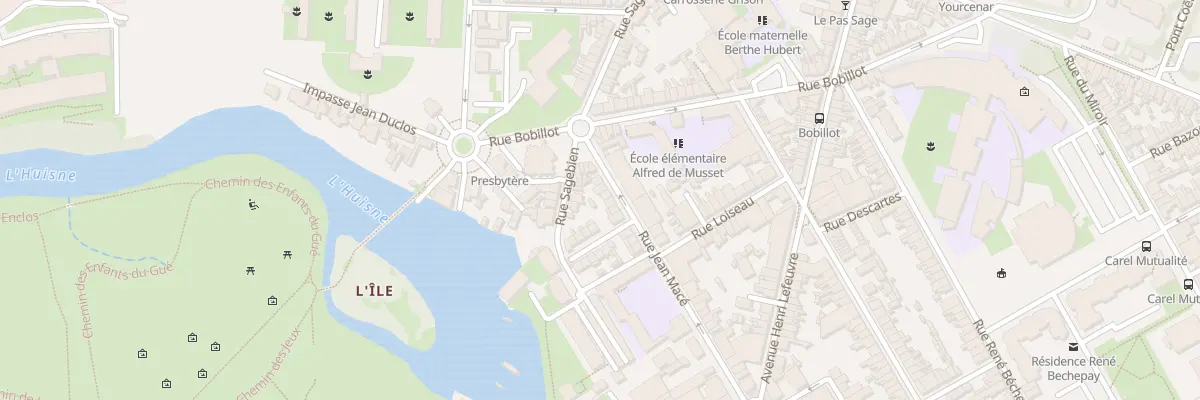 Plan du 8 Rue Jean Mace au Mans