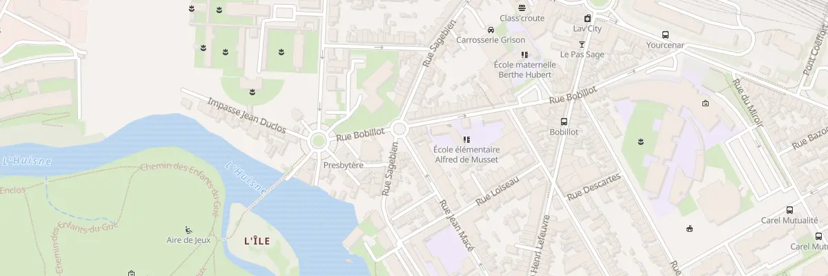 Plan du 3 Rue Jean Mace au Mans