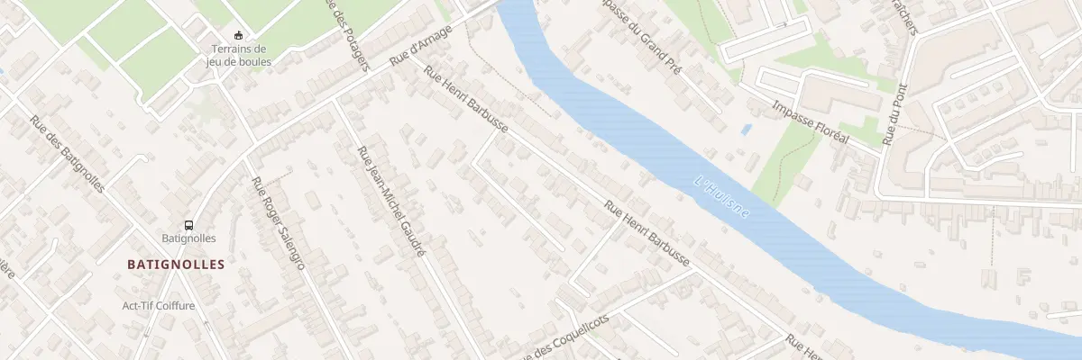 Plan du 42 Rue Henri Barbusse au Mans
