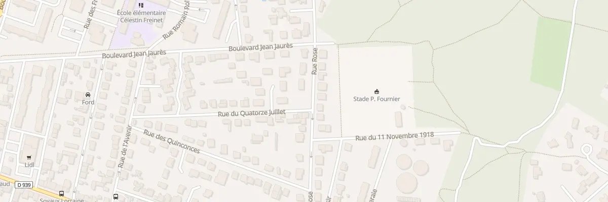 Plan du 26 Rue Rose à Soyaux