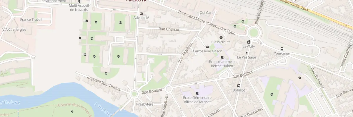 Plan du 28 Rue Sagebien au Mans