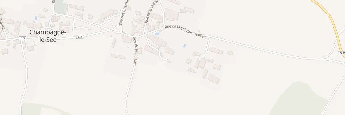 Plan du 9 Imp du Logis à Champagné-le-Sec