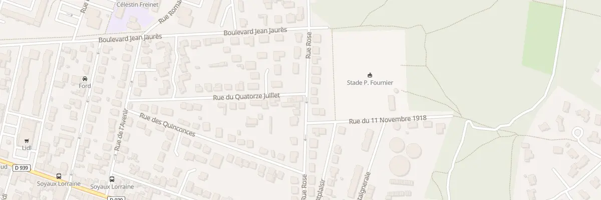 Plan du 24 Rue Rose à Soyaux