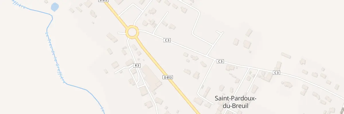 Plan du 2 Che de la Fontaine du Breuil à Saint-Pardoux-du-Breuil