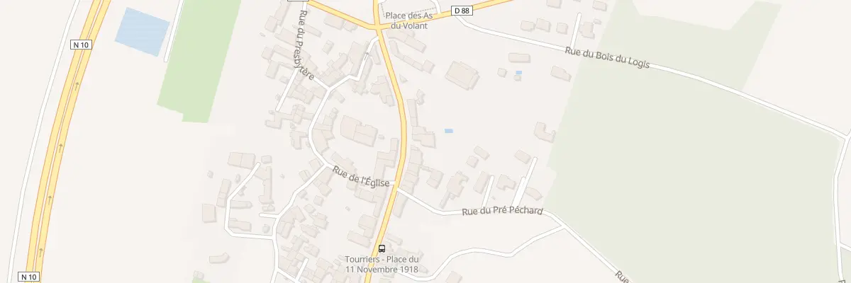Plan du 27 Rte de Paris à Tourriers