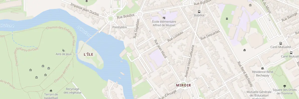 Plan du 70 Rue Sagebien au Mans