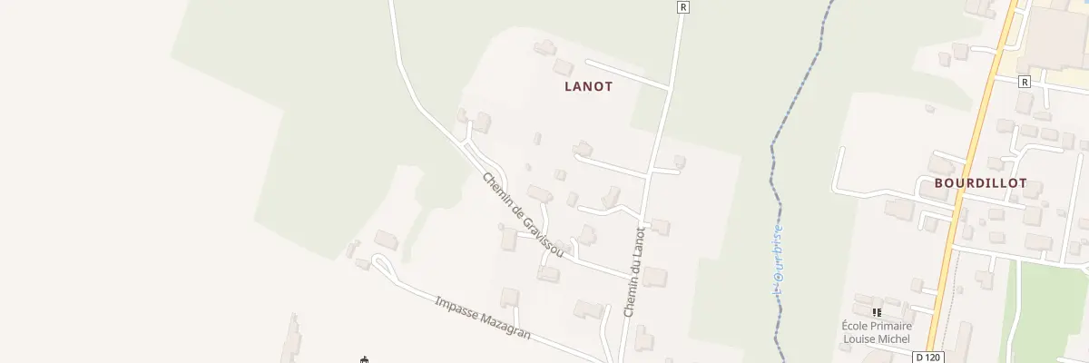 Plan du 5003 Lanot à Anzex