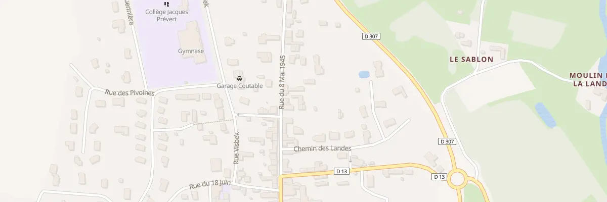 Plan du 5074 Le Bourg à Pontvallain
