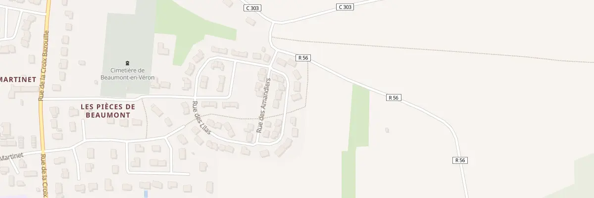 Plan du 49 Rue des Amandiers à Beaumont-en-Véron