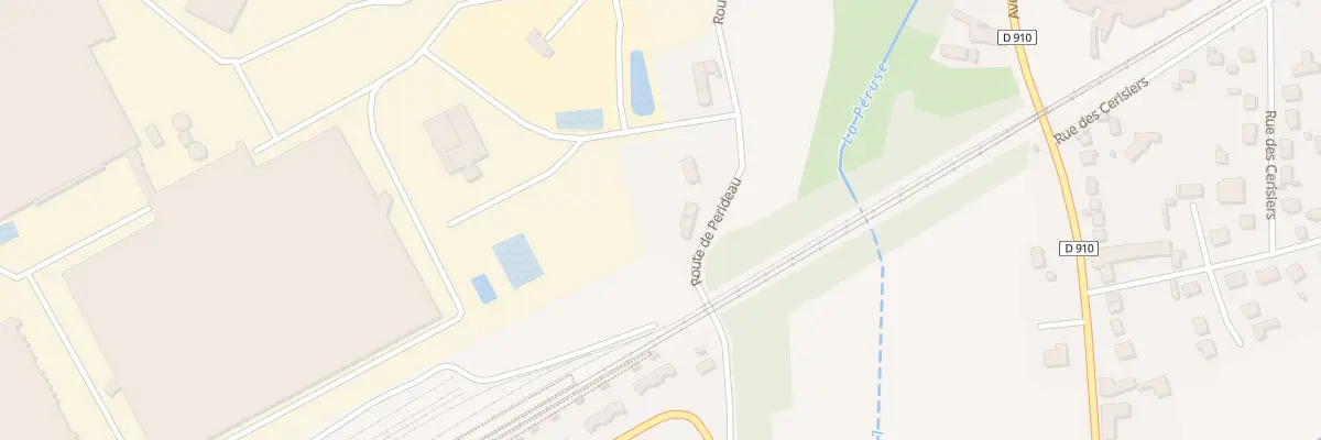 Plan du 6233 Rte de Pérideau à Ruffec
