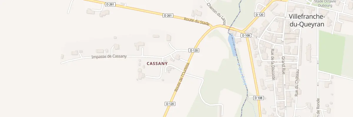Plan du 83 Cassany à Anzex