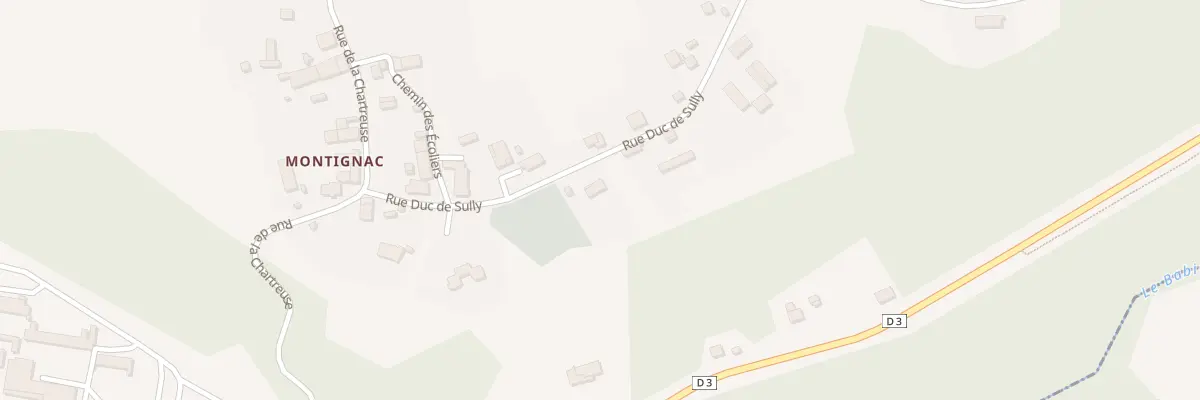 Plan du 10 Rue du Duc de Sully à Montpon-Ménestérol