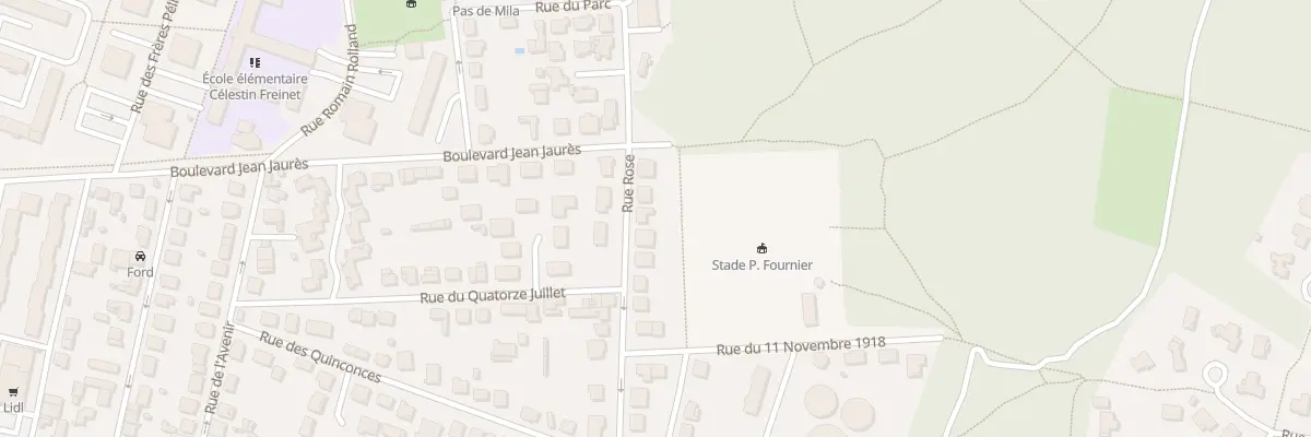 Plan du 25 Rue Rose à Soyaux