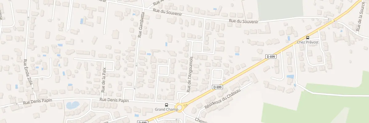Plan du 14 Rue de l’Angoumois à L’Isle-d’Espagnac