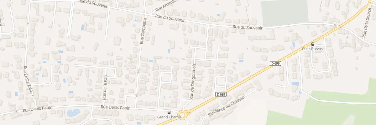 Plan du 16 Rue de l’Angoumois à L’Isle-d’Espagnac