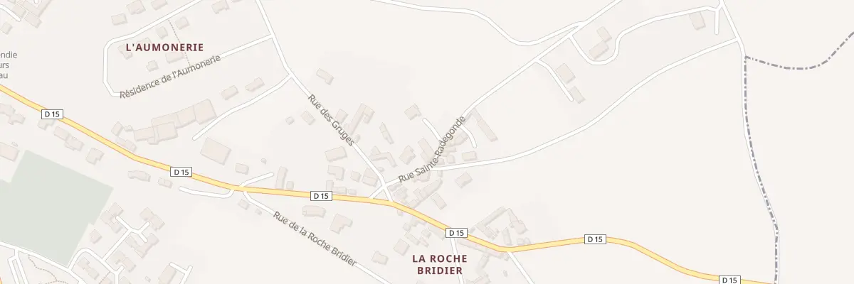 Plan du 5 Rue Sainte Radegonde à Mirebeau