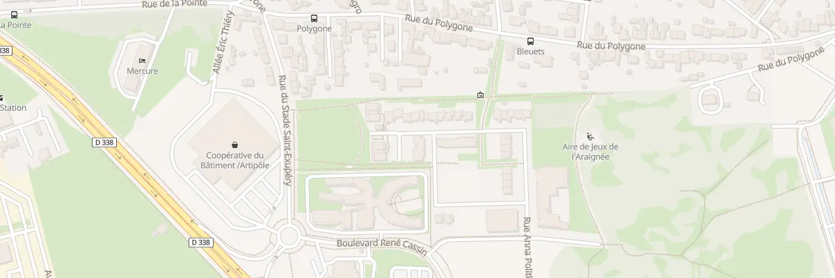 Plan du 42 Rue Marie Pape-Carpantier au Mans