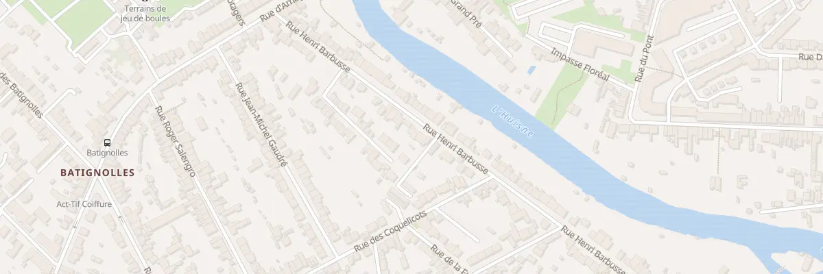 Plan du 54 Rue Henri Barbusse au Mans