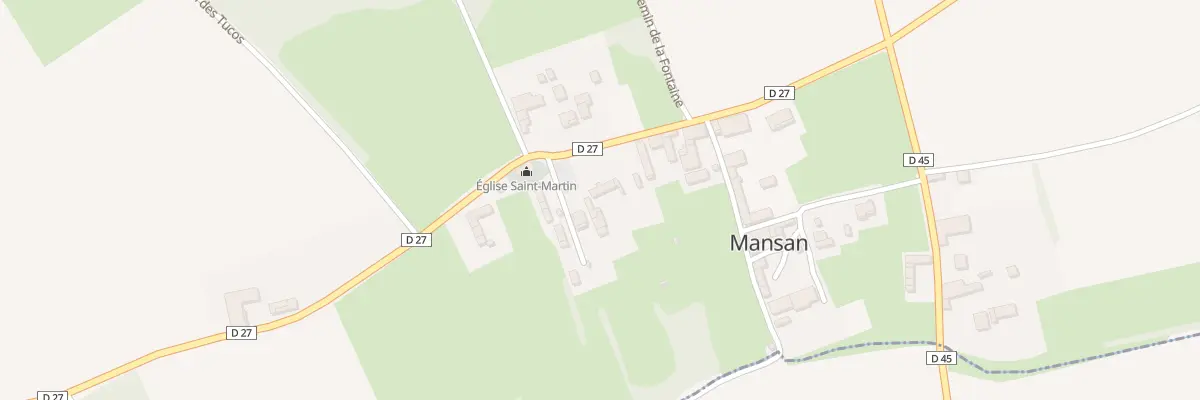 Plan du 15 Rte des Lacs à Mansan
