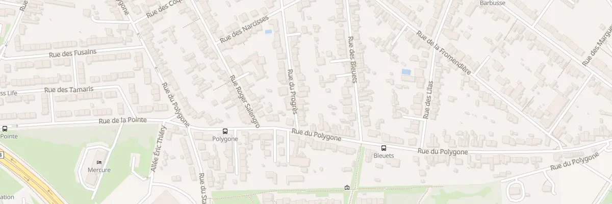 Plan du 53 Rue du Progres au Mans