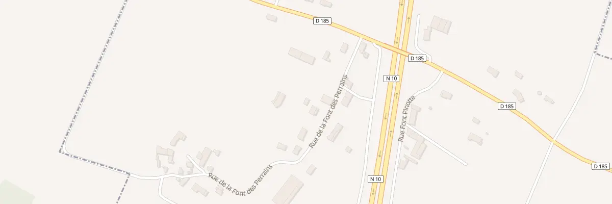 Plan du 6B Rue de la Font des Perrains à Mansle-les-Fontaines