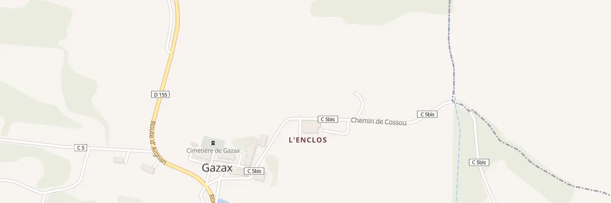 Plan du 5003 Le Village à Peyrusse-Grande