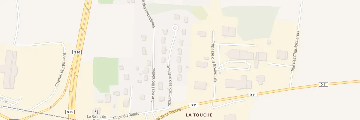 Plan du 174 Imp des Rossignols à Anais