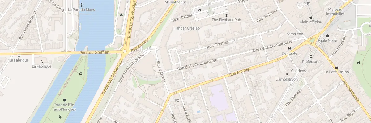Plan du 58 Rue de la Crochardière au Mans