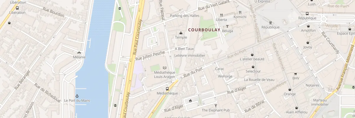 Plan du 26 Rue Barbier au Mans