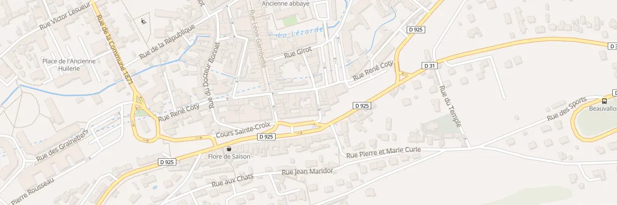Plan du 1 Rue René Coty à Montivilliers