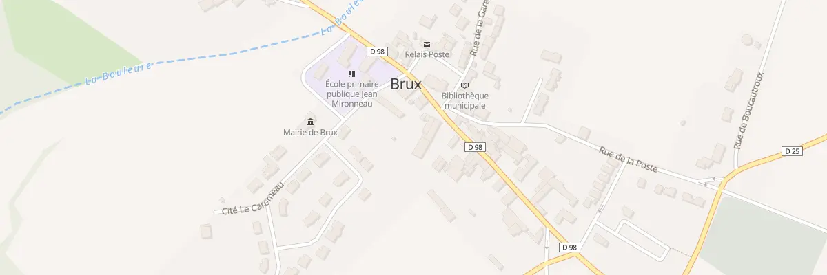 Plan du 14 Rue du Général Rivaud à Brux