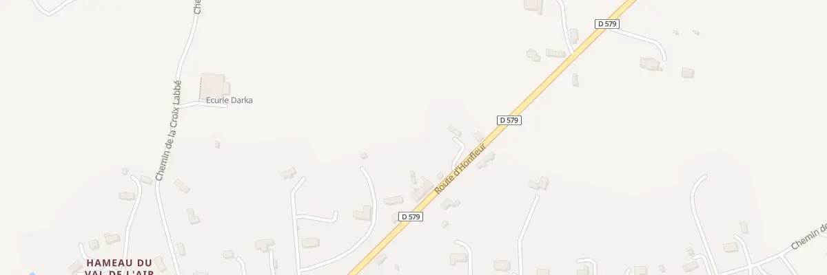 Plan du 19 Rte de Honfleur à Tourville-en-Auge