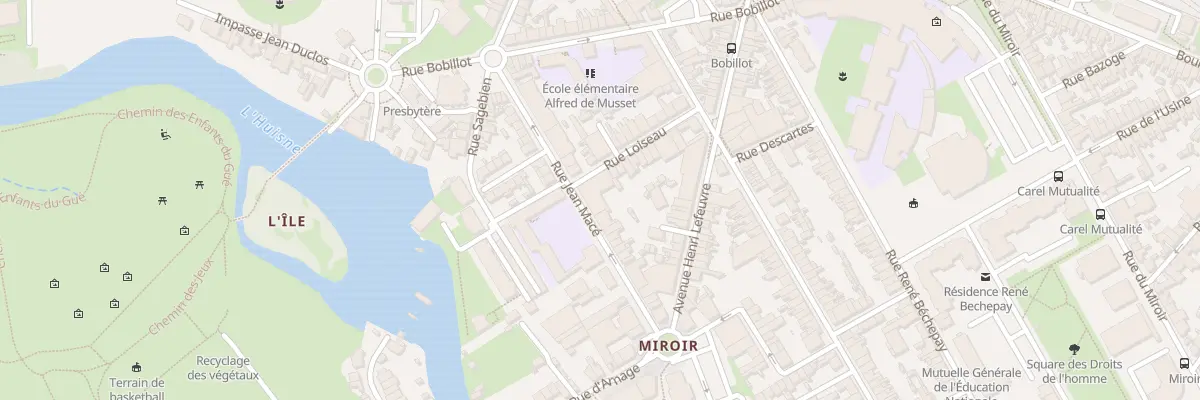 Plan du 27 Rue Jean Macé au Mans