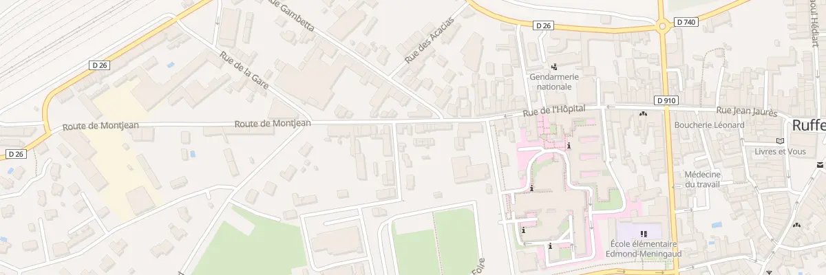 Plan du 6018 Rte de Montjean à Ruffec