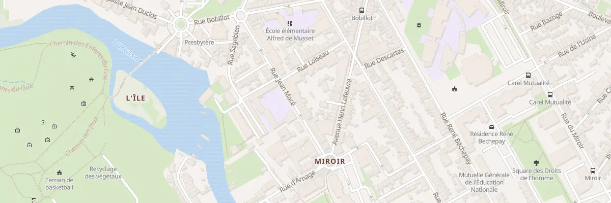 Plan du 35 Rue Jean Macé au Mans