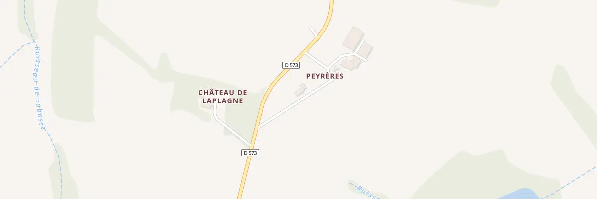 Plan du 510 Rte de Castillon-Debats à Lupiac