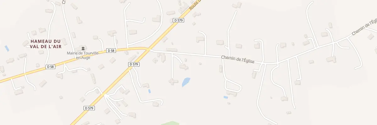 Plan du 2B Che de l’Église à Tourville-en-Auge