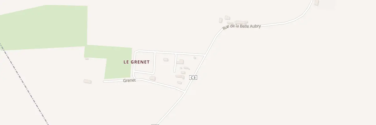Plan du 3 Grenet à Meurcé