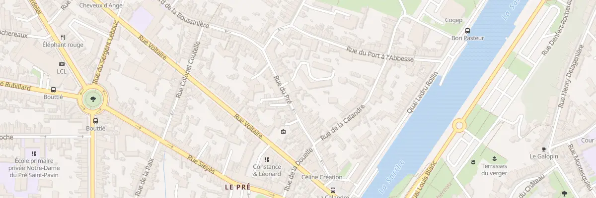 Plan du 48 Rue du Pre au Mans