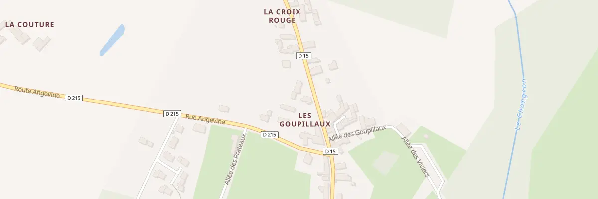 Plan du 17 Rue de la Croix Rouge à Gizeux