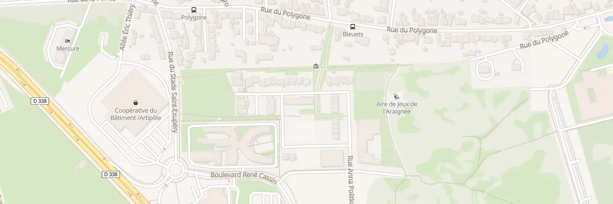 Plan du 3 Rue Marie Pape-Carpantier au Mans