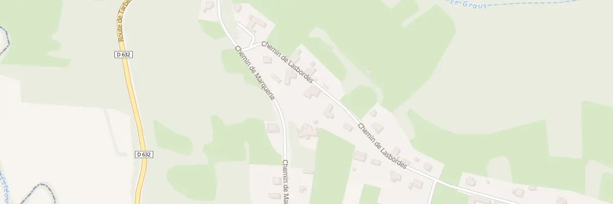 Plan du 26 Che de Lasbordes à Castelvieilh
