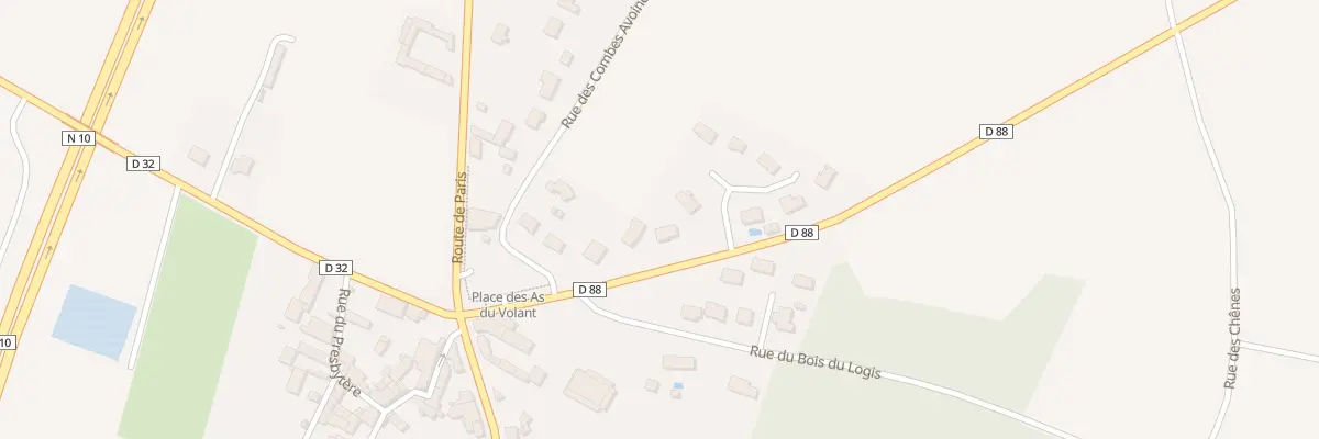 Plan du 2 L’Ouchelette à Tourriers