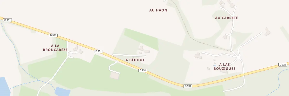 Plan du 5119 A Bedout à Lagraulet-du-Gers