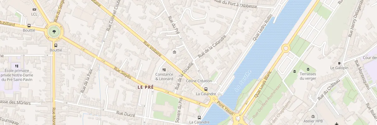 Plan du 31 Rue du Pré au Mans