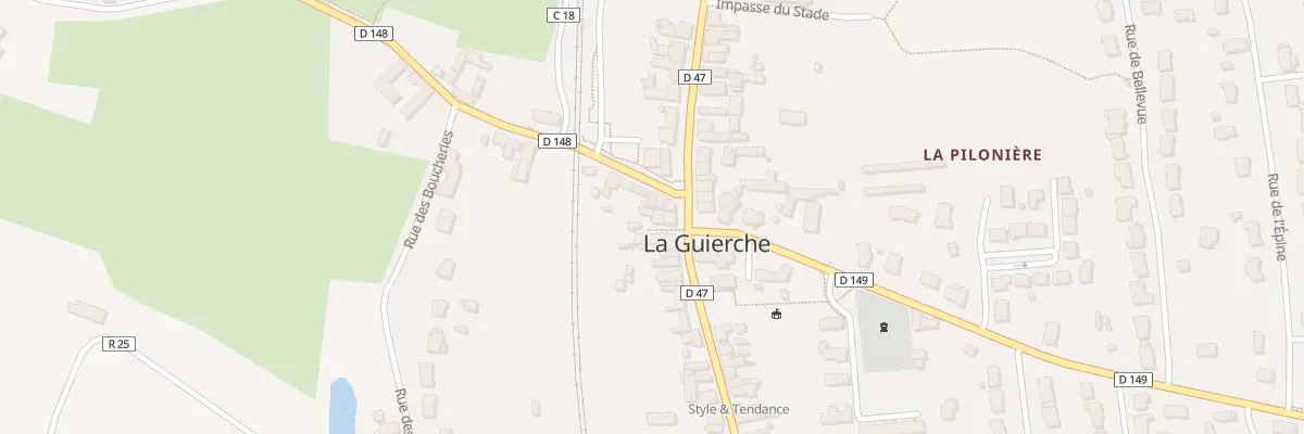 Plan du 5 Rue du Mans à La Guierche