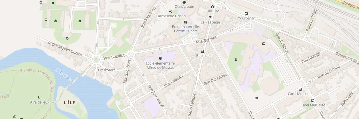 Plan du 4 Rue des Maraichers au Mans