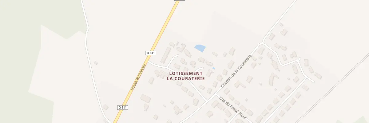 Plan du 11 Lot la Couraterie à Coulombiers